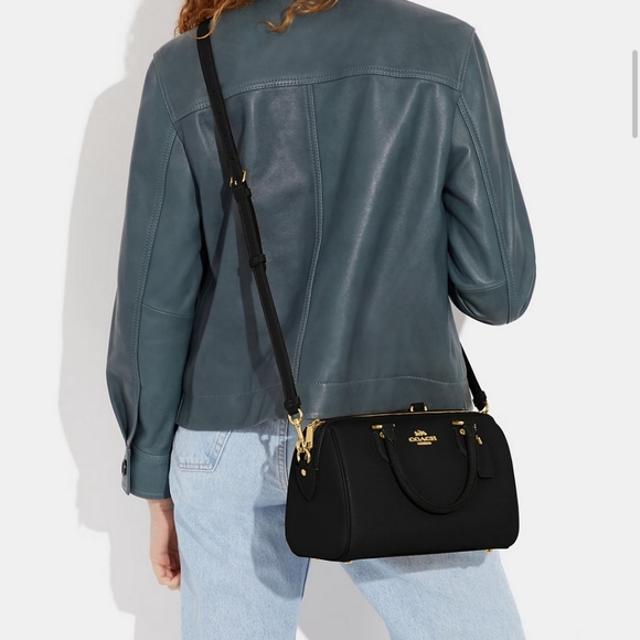 New! Rowan Satchel in Gold/Black 🖤 - Picture 6 of 7